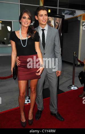 Justine Wachsberger and Julian Morris Los Angeles Premiere of 'Sorority Row' held at the ArcLight Theatre Hollywood, California Stock Photo