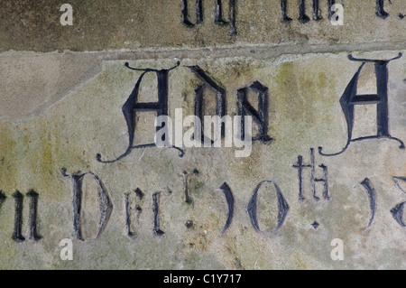 Ada Augusta Lovelace memorial, All Saints churchyard, Kirkby Mallory, Leicestershire, England, UK Stock Photo