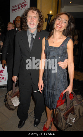 David Threlfall and Brana Bajic TV Quick and TV Choice awards 2009 held at the Dorchester hotel - Departures London, England - Stock Photo