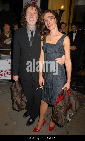 David Threlfall and Brana Bajic TV Quick and TV Choice awards 2009 held at the Dorchester hotel - Departures London, England - Stock Photo