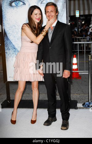 Jacinda Barrett and Gabriel Macht The LA premiere of 'Whiteout' at the Mann's Village Theater in  Westwood, California - Stock Photo