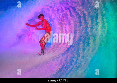 Wave House San Diego at Belmont Park CA Stock Photo