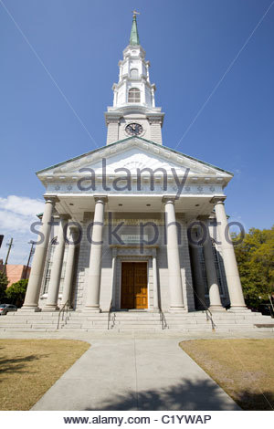 Independent Presbyterian Church, Savannah, Georgia, USA Stock Photo - Alamy