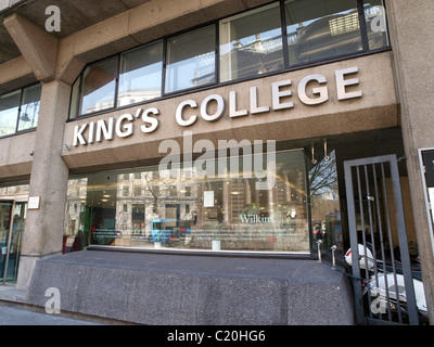 king's college London strand campus England UK United kingdom Stock ...