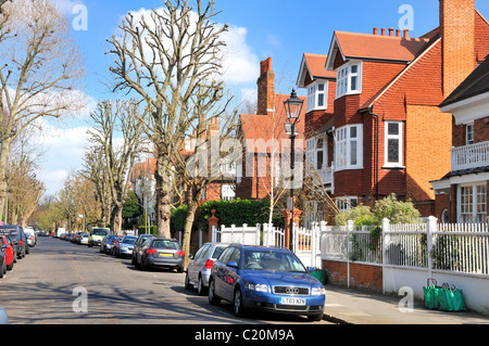 Woodstock Avenue ,Bedford Park ,Chiswick, West London Stock Photo