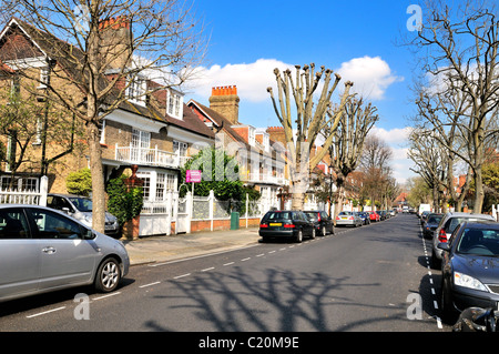 Woodstock Avenue ,Bedford Park ,Chiswick, West London Stock Photo