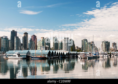 Boat club in Coal Harbour Vancouver British Columbia, Canada Stock Photo