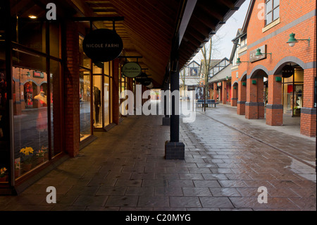 Cheshire, Oaks, Designer, Outlet, Chester; England, March, 2011 Stock Photo