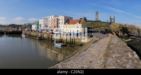 St. Andrews harbour, Fife, Scotland, March 2011 Stock Photo