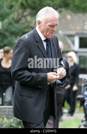 Eddie Gray former Leeds United player Funeral of Baroness Nicky Chapman held at Meanwood All Saints church Leeds, England - Stock Photo