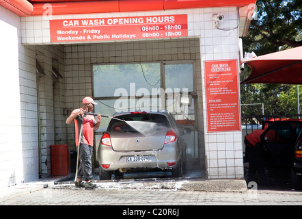 Cape Town Car Wash Stock Photo