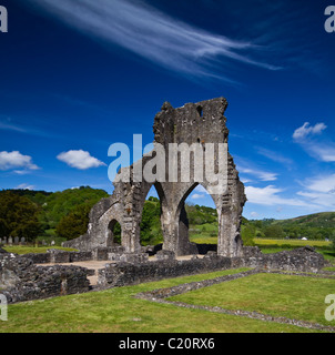 Talley Abbey ruin, Carmarthen, South West Wales UK Stock Photo