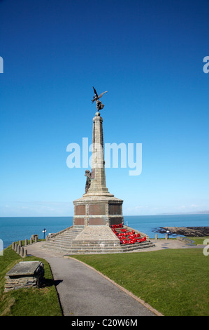 War memorial in Aberystwyth Wales UK Stock Photo