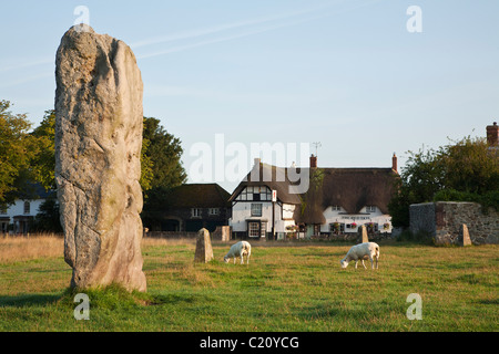 Avebury Stone Circle, Wiltshire, England, UK Stock Photo