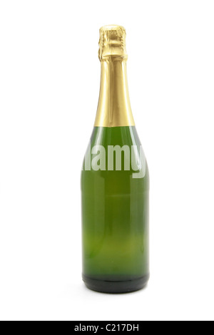 champagne bottle with white background Stock Photo