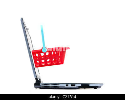 A contempory photo of shopping on line Stock Photo