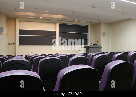 Empty university lecture room in USA. Stock Photo