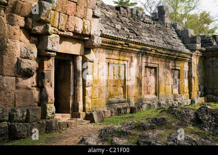 The Khmer temple of Phanom Rung.  Phanom Rung, Buriram, Thailand Stock Photo