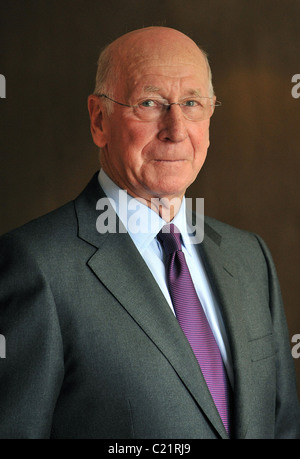 Sir Bobby Charlton FIFA World Cup education for every child campaign launch held at the Emirates Stadium. London, England - Stock Photo