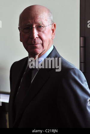 Sir Bobby Charlton FIFA World Cup education for every child campaign launch held at the Emirates Stadium. London, England - Stock Photo