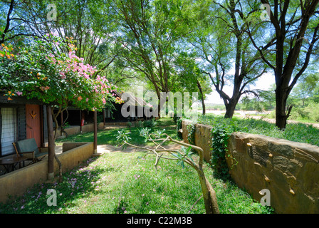 Samburu Serena Lodge, Samburu National Park, Kenya, Africa Stock Photo