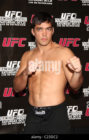 Lyoto Machida The Ultimate Fighting Championship (UFC) held an open workout featuring UFC Light Heavyweight Champion Lyoto 'The Stock Photo