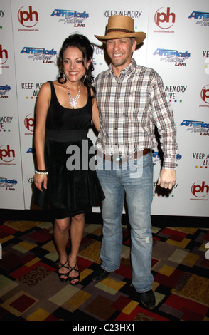 Barbara Padilla and Kevin Skinner Event for 'Americas Got Talent' benefitting Keep Memory Alive at the Planet Hollywood Hotel Stock Photo