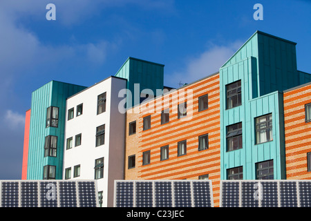 Waterways, an apartment block on Derby road in Loughborough, Leicestershire, UK. Stock Photo