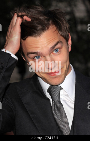 Nicholas Hoult Premiere of 'A Single Man' Times BFI 53rd London Film Festival at the Vue West End London, England - 16.10.09 Stock Photo