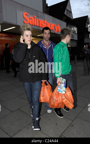 X Factor Finalists - Jedward - John Grimes Edward Grimes shopping at Sainsburys London, England - 05.1109 Luke Mills/ Stock Photo