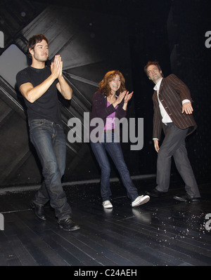 Mark-Paul Gosselaar, Julie White, and Justin Kirk Opening night curtain ...