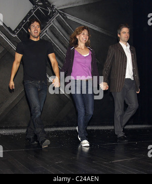 Mark-Paul Gosselaar, Julie White, and Justin Kirk Opening night curtain ...