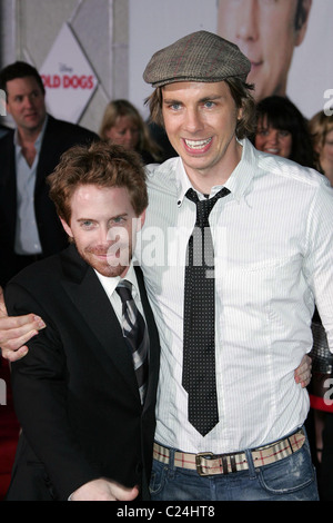 Seth Green and Dax Shepard Walt Disney's World Premiere of 'Old Dogs' held at El Capitan Theatre - arrivals Hollywood, Stock Photo