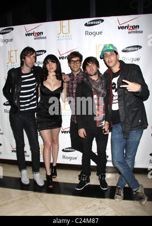 Cobra Starship Lo Bosworth hosts The Verizon Wireless Samsung Rogue launch party at Jet nightclub Las Vegas, Nevada - 26.10.09 Stock Photo