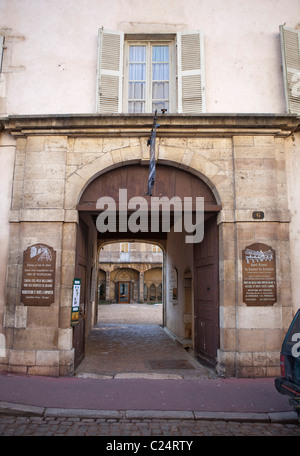 Entrance of cave des Cordeliers near Hospices de beaune, Beaune, Cote d'Or France 1105938 Chablis Stock Photo