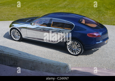 The 16-cylinder, 8-litre, four door Bugatti 16 C Galibier concept car, France, October 2009. The super car takes its name Stock Photo