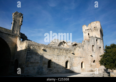 Abbaye de Montmajour, Provence, France. Stock Photo