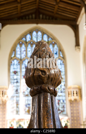 15th century church of St Michael the Archangel at North Cadbury which forms part of the Camelot Group of Parishes Stock Photo