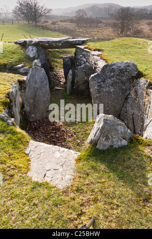 Capel Garmon burial chamber in Wales Stock Photo