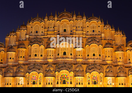 Hawa Mahal, also knows as the Palace of Winds, Jaipur, India Stock Photo