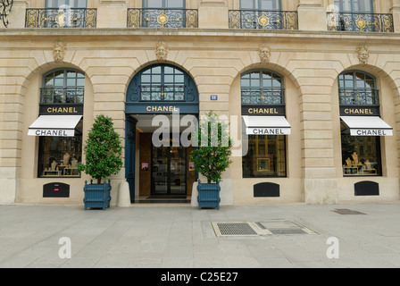 Chanel Store at Place Vendome, Paris, France Stock Photo - Alamy