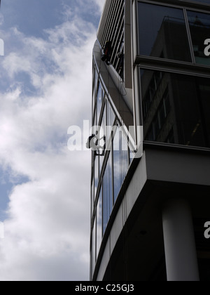 London Wall and Moor House, Moorgate, The City of London, London, UK ...