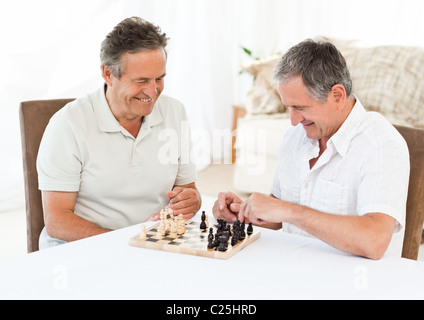 Serious Caucasian Man Chess Player Playing Chess Online With His Student.  Stock Photo, Picture and Royalty Free Image. Image 166757897.