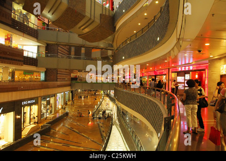 Inside the Super Brand Mall shopping mall in Pudong, Shanghai, China ...