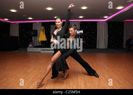 People learning to dance. Stock Photo