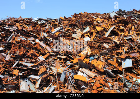 Pile of scrap metal Stock Photo