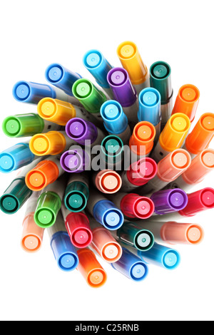Colorful pens Stock Photo
