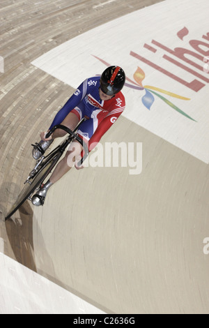 Vickie Victoria Pendleton gb Qualification women's individual sprint UCI Cycling World Championships Apeldoorn 25 March 2011 Stock Photo