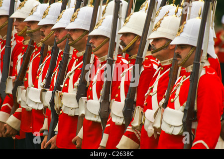 Members of the British reenactment group 