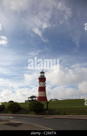 Smeatons Lighthouse tower Plymouth Devon England UK Stock Photo